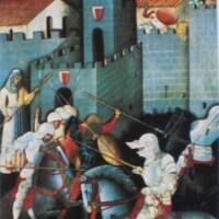 Quadro di S. Andrea, serigrafia realizzata dall'Istituto Professionale di Stato di San Ginesio
